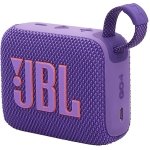 JBL Go 4, Wireless Ultra Portable Bluetooth Speaker, Pro Sound, Vibrant Colors, Water & Dust Proof, Type C (Without Mic, Purple)