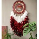 UVID ART AND CRAFT SUPPLIES Metal Life of Tree RED Dream Catcher for Home Decor,Wall Hanging