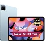 Xiaomi Pad 6|[Smartchoice] | Qualcomm Snapdragon 870| Powered by HyperOS |144Hz Refresh Rate| 8GB, 256GB| 2.8K+ Display (11-inch/27.81cm) Tablet| Dolby Vision Atmos| Quad Speakers| Wi-Fi| Mist Blue