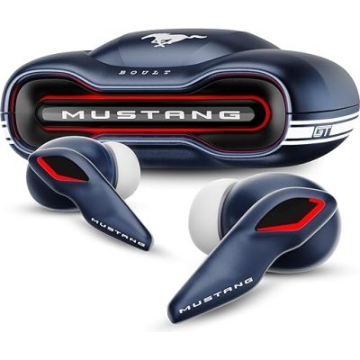 Mustang Torq Wireless in Ear Earbuds with 50H Playtime, App Support, Quad Mic ENC, 45ms Low Latency, Breathing LEDs, 13mm Drivers, Touch Control, Made in India IPX5 Ear Buds TWS Bluetooth 5.4