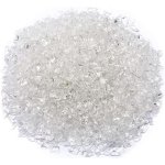 R H LIFESTYLE Crushed Glass/Fire Pits for Resin Art High Luster Fire Glass Used Specially for Resin Art/Geode Art Fire Pit Crafts (Aqua Clear 4mm, 200G)