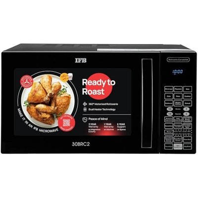 IFB 30 L Convection Microwave Oven (30FRC2, Floral Pattern) (Black), STANDARD