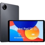 Redmi Pad SE 4G | MediaTek Helio G55| 8.7-inc Display | 6650mAh Battery | 90Hz Smooth Refresh Rate| 4GB, 64GB | 1340 x 800 Display | 1 Billion Colours | Dolby Atmos | Dual Speakers | Urban Grey
