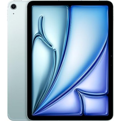 Apple iPad Air 11″ (M2): Liquid Retina Display, 256GB, Landscape 12MP Front Camera / 12MP Back Camera, Wi-Fi 6E + 5G Cellular with eSIM, Touch ID, All-Day Battery Life — Blue