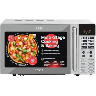 IFB 20 L Convection Microwave Oven (20SC2, Metallic Silver, With Starter Kit), STANDARD
