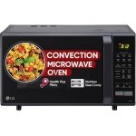 LG 28 L Convection Microwave Combination OvenOven (MC2846BV, Black, Auto Cook, Defrost, Indian Cuisine, Tandoor Se, Child Lock, Steam Cook & Stainless Steel Cavity)