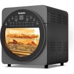 AGARO Elite Air Fryer For Home,14.5L,Rotisserie Convection Oven,1700 watts,Electric Oven,16 Preset Menus,Digital Display,Touch Control,Bake,Roast,Toast,Defrost,Dehydrate,Keep Warm,Dark Grey,14.5 Liter