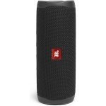 JBL Flip 5 Wireless Portable Bluetooth Speaker, Signature Sound with Powerful Bass Radiator, Vibrant Colors with Rugged Fabric Design, Party Boost, IPX7 Waterproof & Type C (Without Mic, Black)