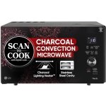 LG 28 L Scan to Cook Wi-Fi Enabled Charcoal Convection Microwave Oven (MJEN286VIW, Black, Stainless steel cavity, Heart Friendly Recipes, Ghee, Diet Fry & 360° Motorised Rotisserie for Bar-be-queing)