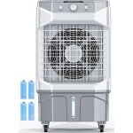 HIFRESH Air Cooler for Home, Silent Cooler with 20L Ice Chamber, 3 Speeds & Cooling Mode, 3-Side Antibacterial Honeycomb Pads, 4 Ice Packs, Powerful Throw, 70° Swing Air Cooler for Room Cooling
