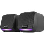 ZEBRONICS Igloo 1, 2.0 USB Computer Speakers, 8 Watts, Multicolor LED, USB Powered, AUX, Volume Control Pod for PC, Laptops, Desktop