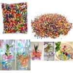 TOYSFAST 4000 Pcs Water Jelly Bubbles/Beads - Magic Crystal Rubber Balls For Soil And Decoration (A202) Multicolour