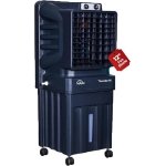 HAVAI Thunder-75 Air Cooler | 70L Tank Capacity, 150W Power, 250 Sq. Ft. Area Coverage | 15 Ft. Air Throw, Auto Louver Movement, 3-Speed Control, 3-Way Air Delivery | Powerful Cooling