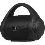 Zebronics ZEB-COUNTY 3W Wireless Bluetooth Portable Speaker With Supporting Carry Handle, USB, SD Card, AUX, FM & Call Function. (Black)
