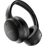 Boult Q Over Ear Bluetooth Headphones with 70H Playtime, 40mm Bass Drivers, Zen™ ENC Mic, Type-C Fast Charging, 4 EQ Modes, BTv 5.4, AUX Option, Easy Control, IPX5 headphones wireless with mic (Black)