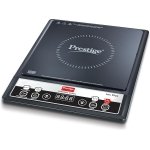 Prestige Iris Plus 1600 Watts Induction Cooktop with Automatic Voltage Regulator | Indian Menu Option |Anti-Magnetic Wall | Timer with User Pre-set | 1 Year Warranty | Black