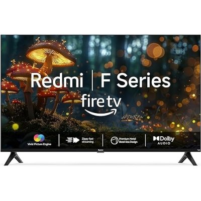 Redmi Xiaomi 80 cm (32 inches) F Series HD Ready Smart LED Fire TV L32MA-FVIN (Black)