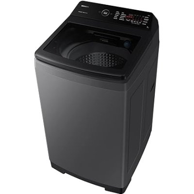 Samsung 7 Kg 5 Star Inverter Fully Automatic Top Loading Washing Machine Appliance (WA70BG4545BDTL Versailles Gray, Ecobubble)