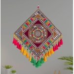REPTUM DECOR Velvet Traditional Rangoli DESIGN WALL HANGING 1 Piece