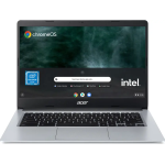 Acer Chromebook Intel Celeron Dual Core N4500 - (8 GB/128 GB EMMC Storage/Chrome OS) CB314-3H-C5QE/ CB314-3H-C0BZ Chromebook  (15.6 inch, Silver, 1.45 Kg)